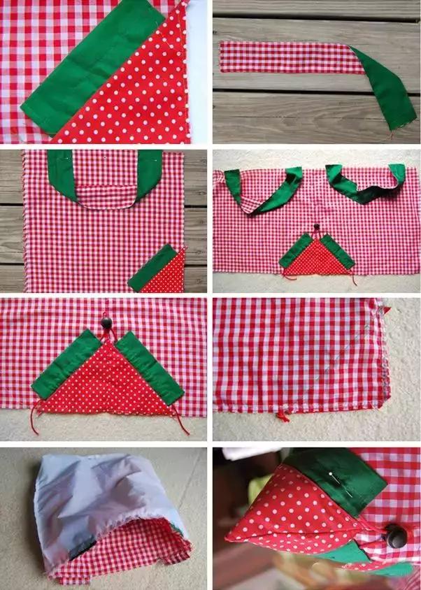 废旧衣服做购物袋视频,旧衣服做环保购物袋