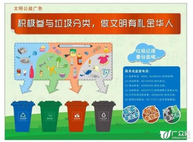 垃圾分类最美达人事迹,金华文明城市创建垃圾分类