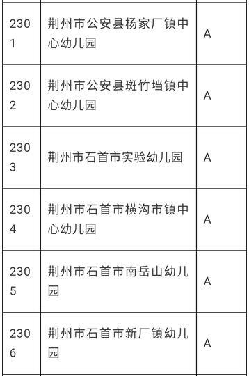 荆州开发区联合街道中心幼儿园,荆州市新增公立幼儿园
