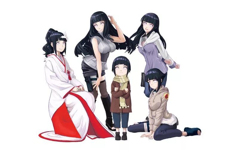 火影忍者日向雏田霸气图片,火影忍者中日向雏田的图片