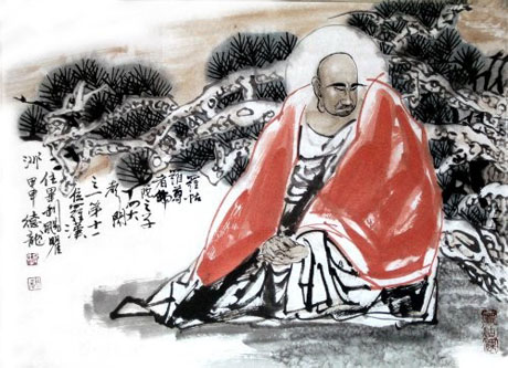 十八罗汉中的诺矩罗尊者,藏传佛教十六尊者和罗汉名字