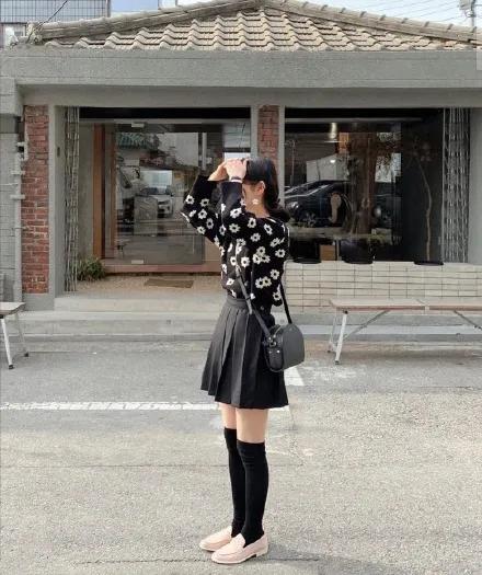 小个子韩国ins高级穿搭,小个子韩国时尚穿搭学生