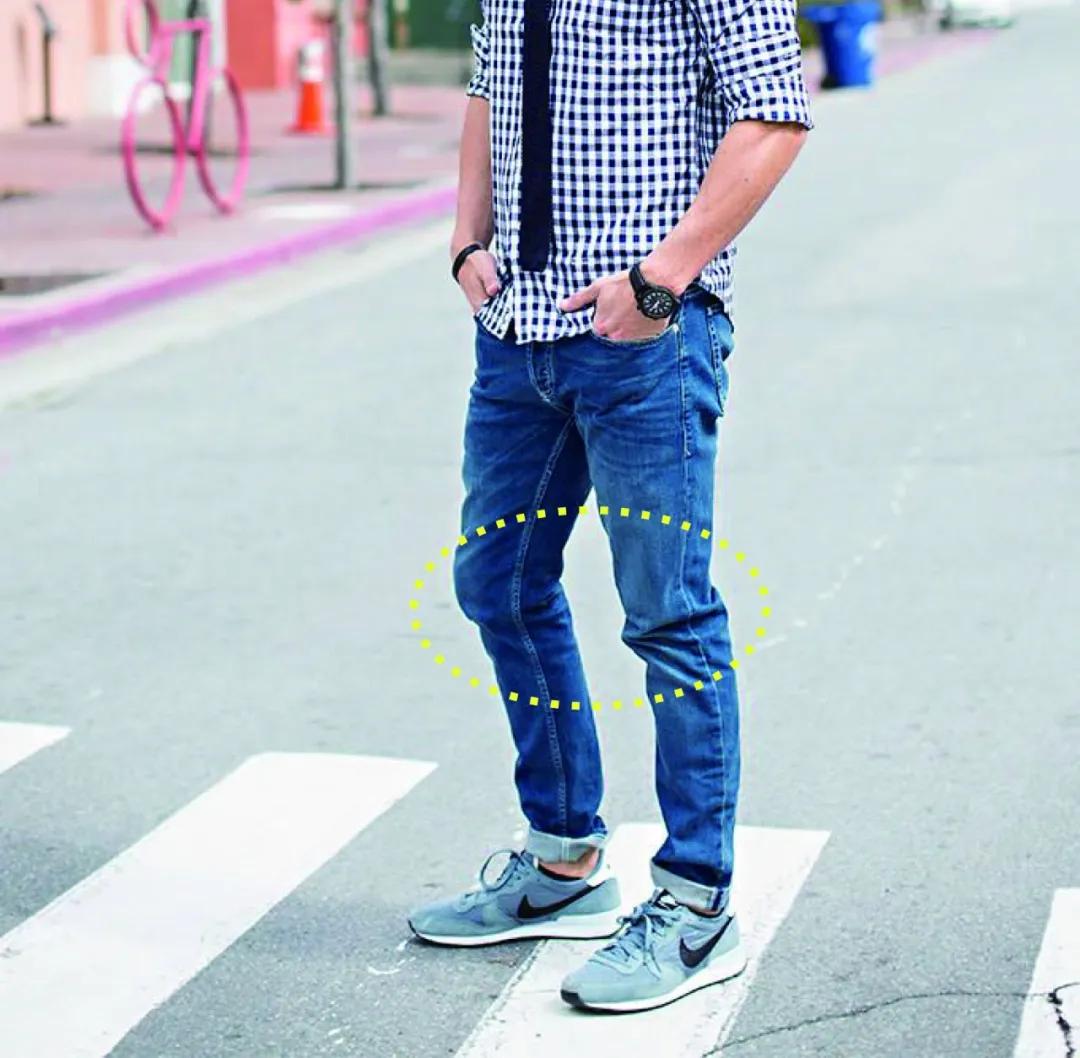 牛仔裤怎么看合身不合身,牛仔裤裤腰太大不合身