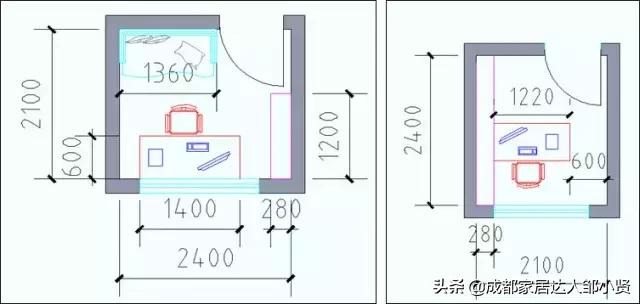 商品房最常见房间格局尺寸,房子每个区域的最佳尺寸