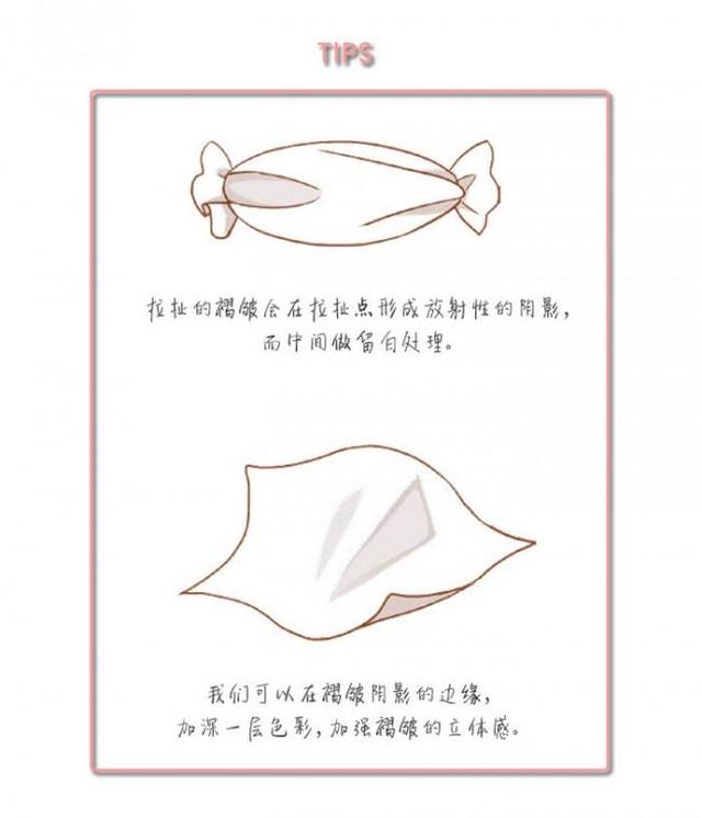 裙子褶皱怎么画才好看,裙子褶皱怎么画图片