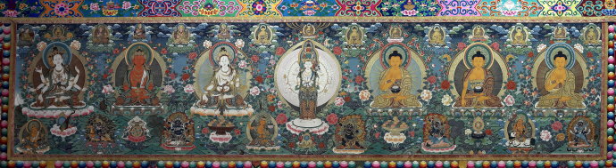 唐卡100幅欣赏,金唐卡和红唐卡还有黑唐卡哪个好