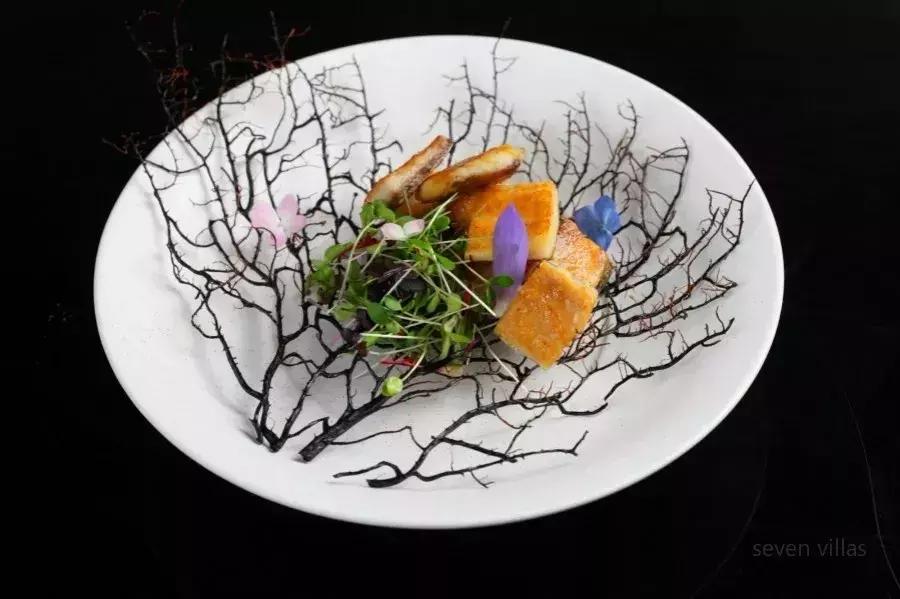 粤菜海鲜摆盘花草教程,摆盘雕刻花草名称及图片