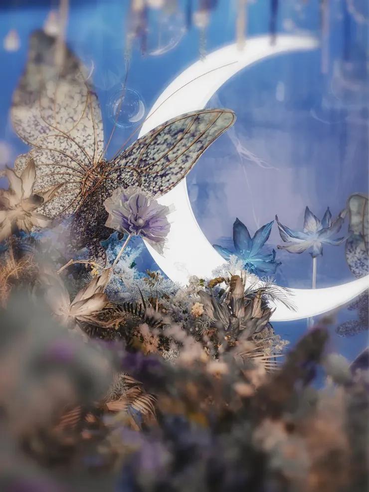 一场神秘浪漫的星空婚礼主题,奢华梦幻蓝色星空婚礼