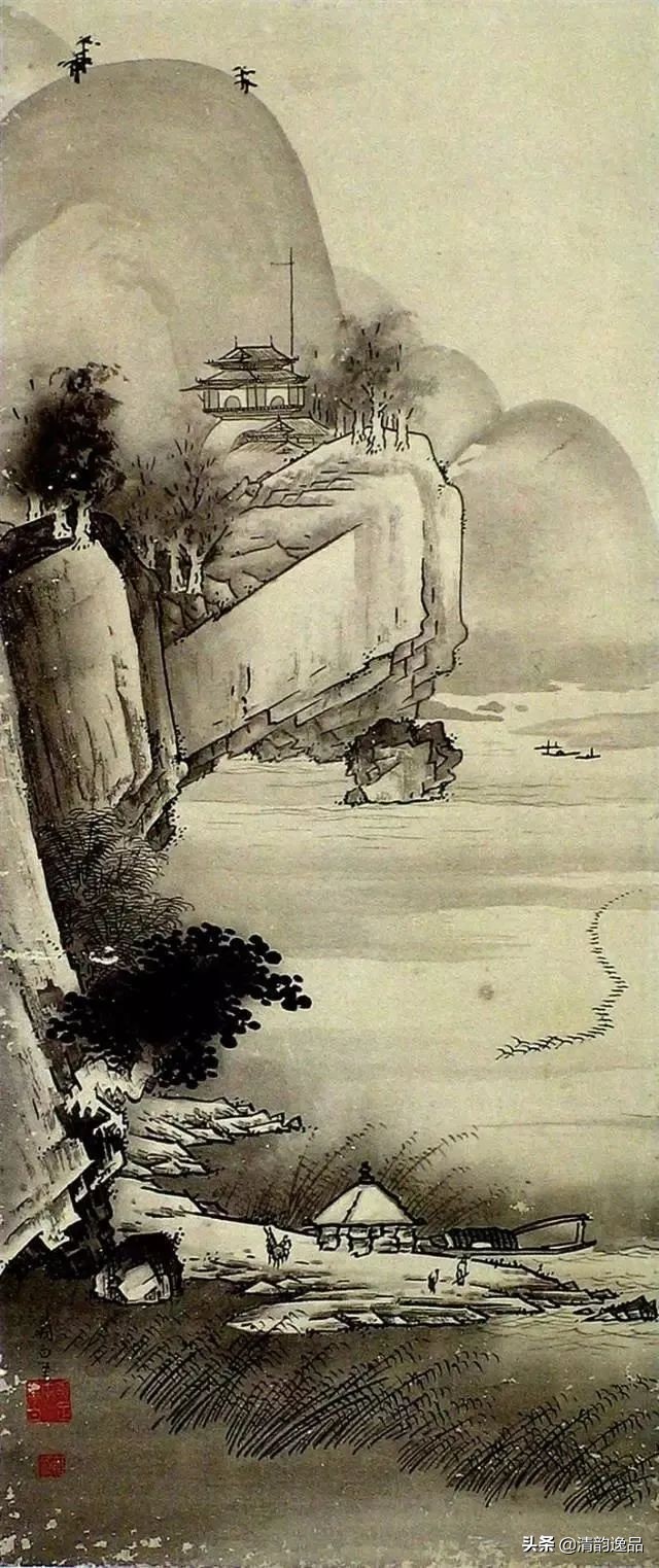 曾我萧白人物,300年前画家