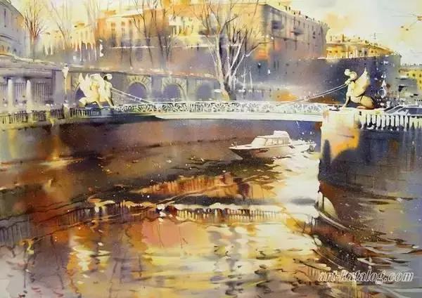 水彩大神之作,国外大师水彩值得一看