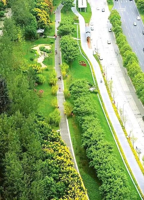 成都城市绿道,成都被山包围