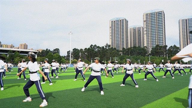 迎建党百年军训风采,青春飞扬军训