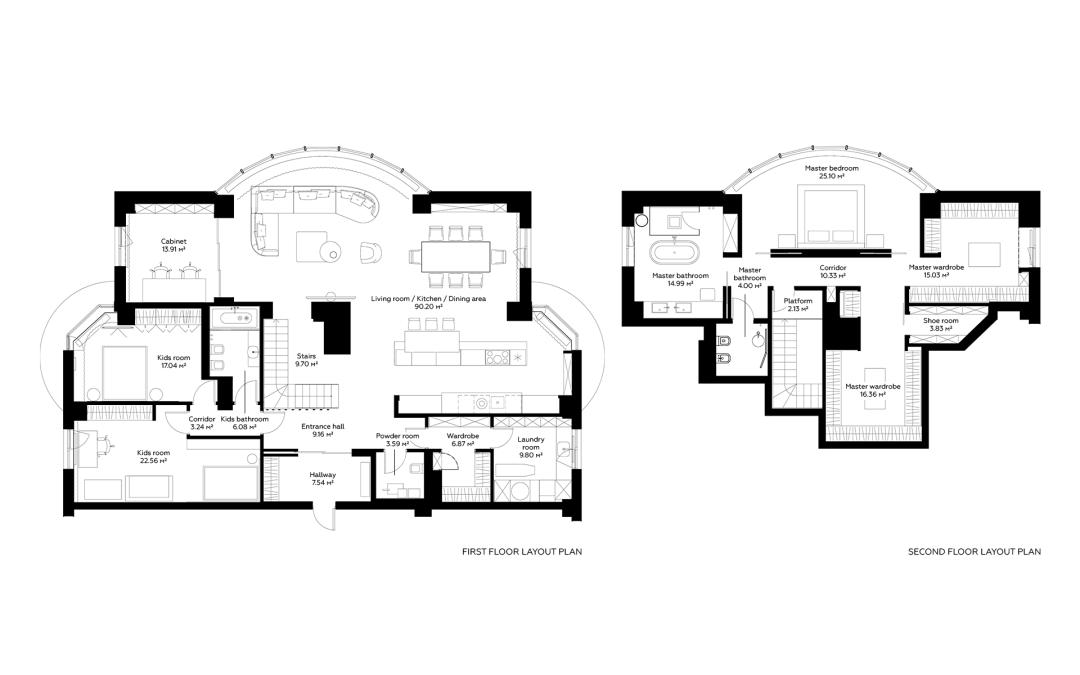 290㎡的复式豪宅，太帅了