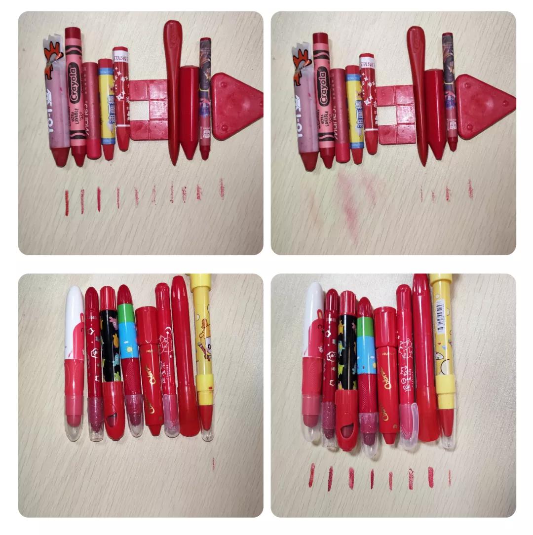 18款儿童蜡笔、油画棒测评：百年品牌居然这么难用？