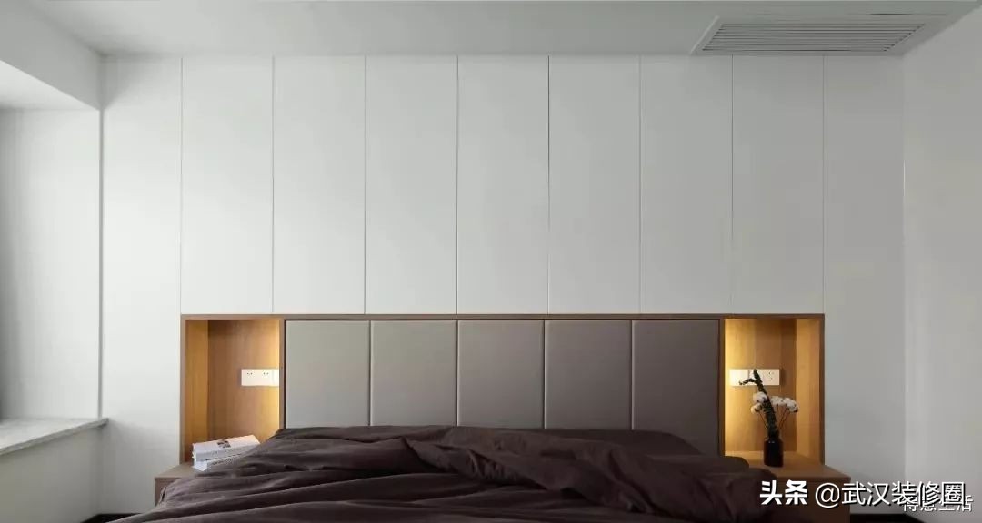 卧室太小放不下床,卧室太小床头柜效果图