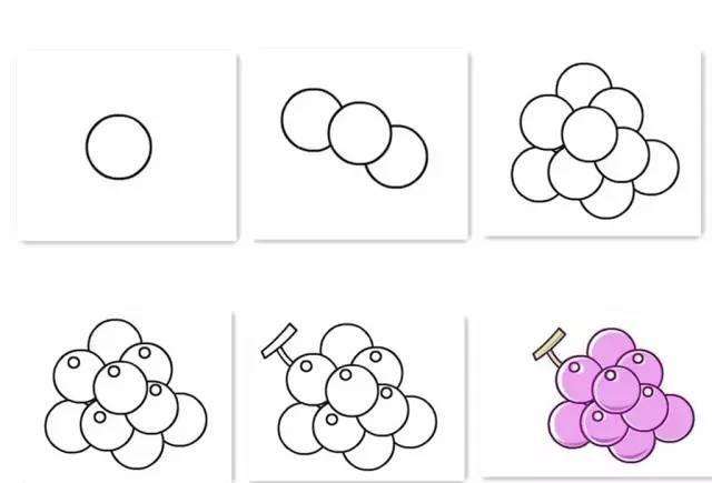 很多个苹果简笔画,宝宝苹果简笔画