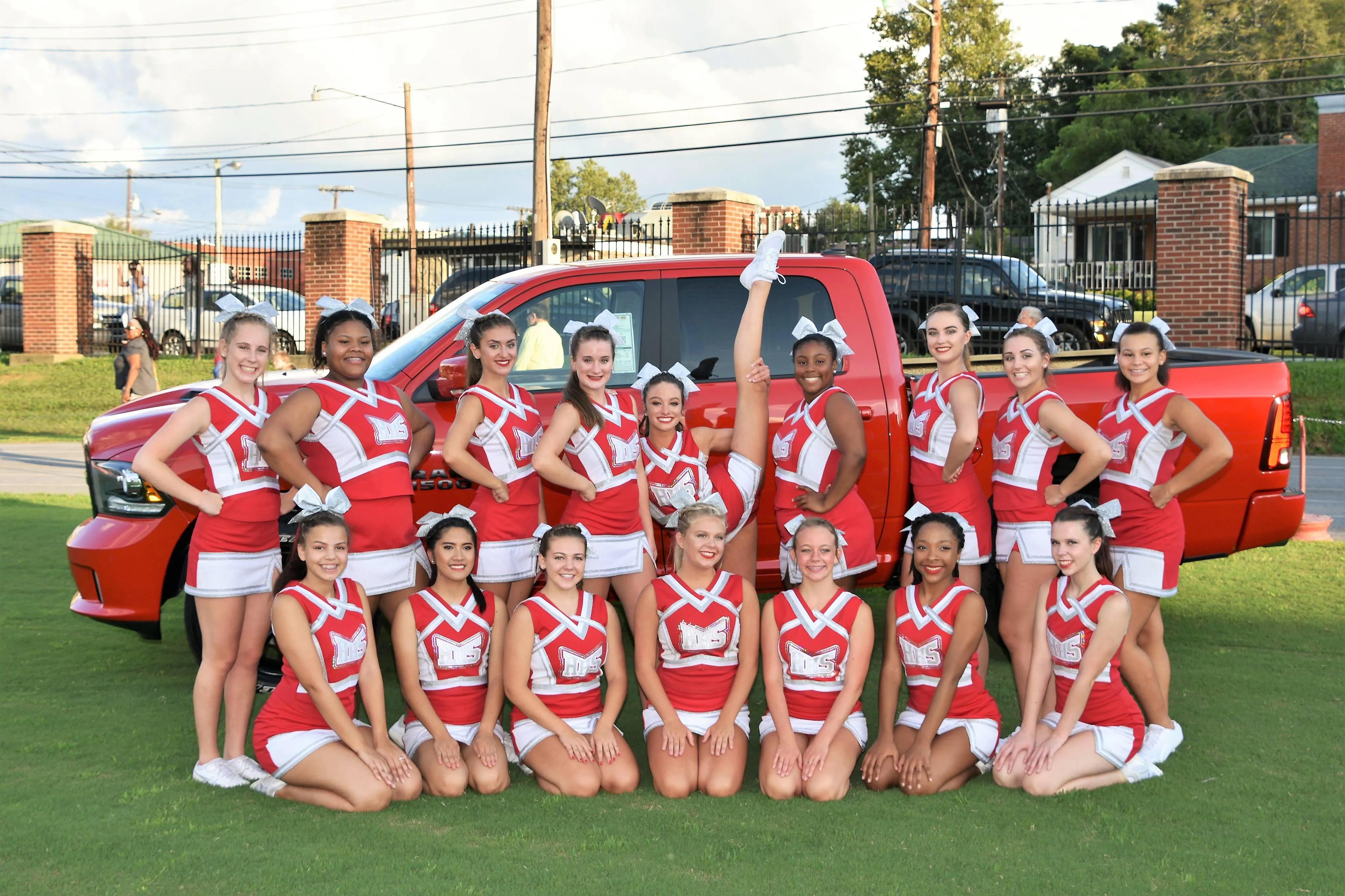 中美女子拉拉队一览