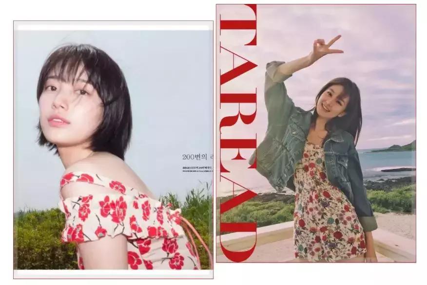 泫雅、迪丽热巴、关晓彤的印花裙，谁的品味更好？