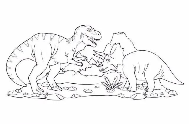 教你常见9种恐龙画法，简单易学，适合小朋友临摹学习的绘画素材