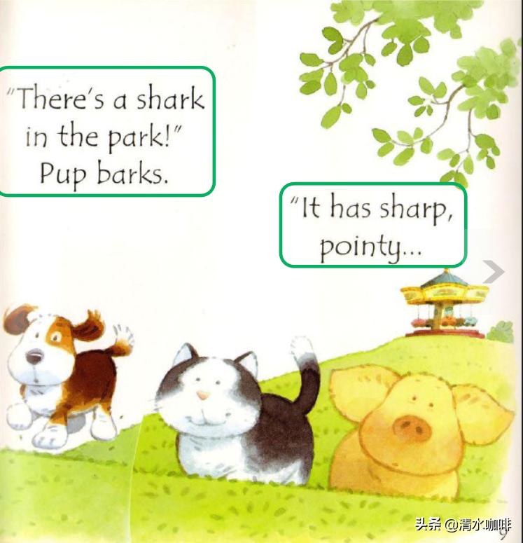 fishing自然拼读,1-2岁鲨鱼乐于助人的绘本故事