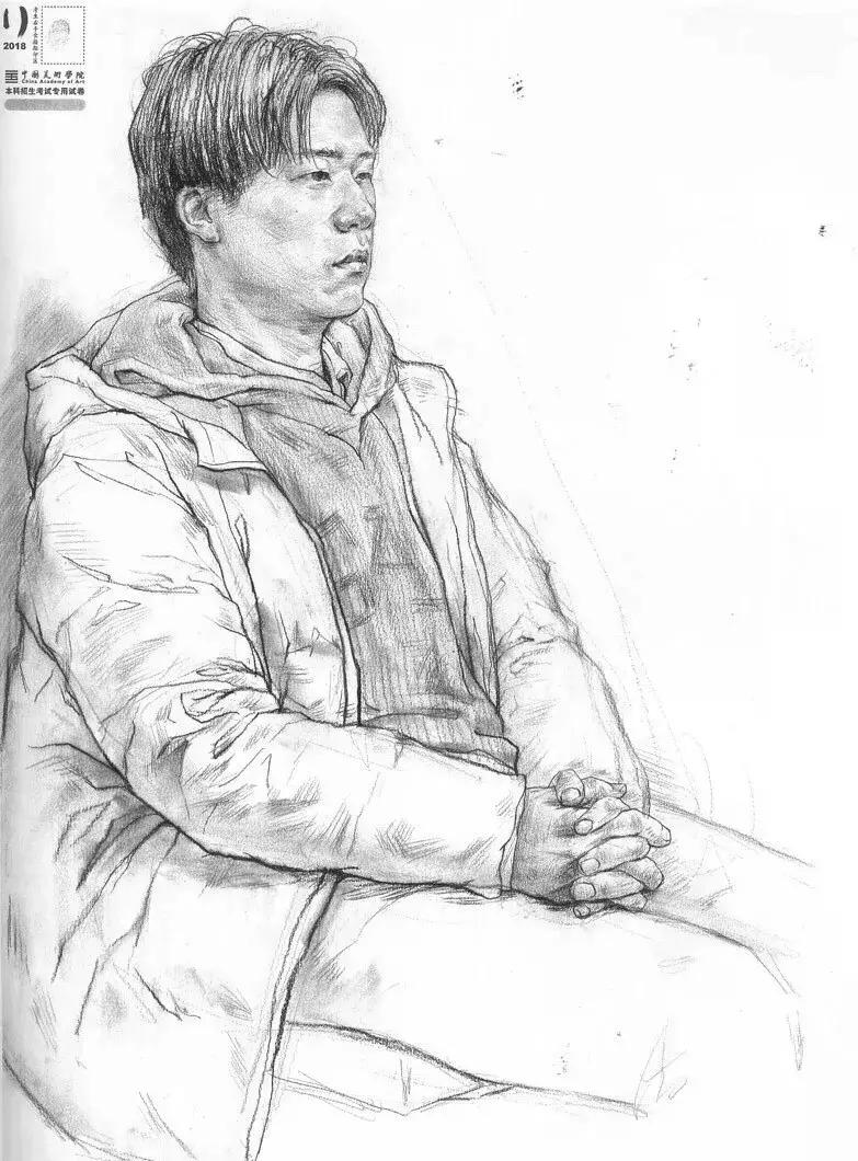 2018年国美色彩高分卷,国美素描高分