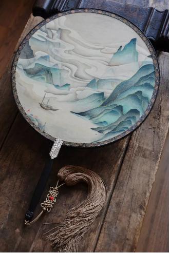 古代精品团扇,爱不释手团扇