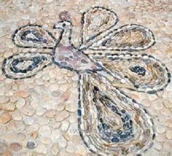 道路卵石地面铺装,鹅卵石路干铺装方法