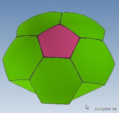 caxa三维实体设计画足球,caxa画足球