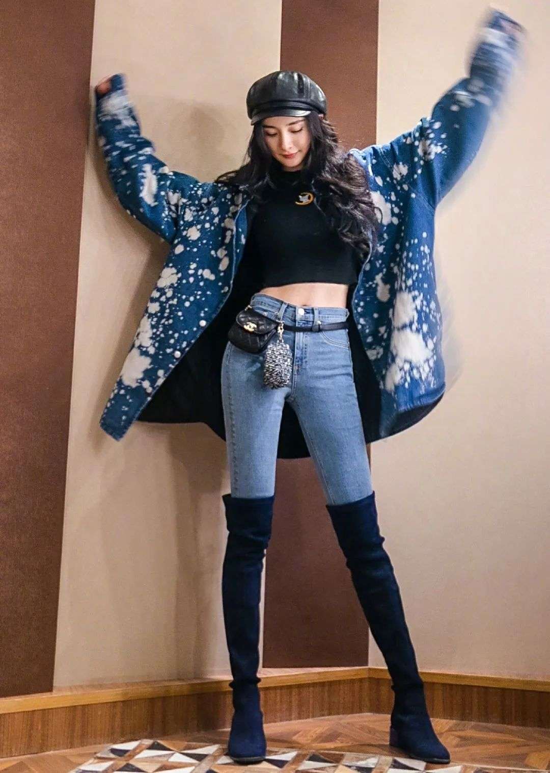 过膝长靴显瘦不掉筒推荐小个子,秋冬新款过膝长靴时尚又好看