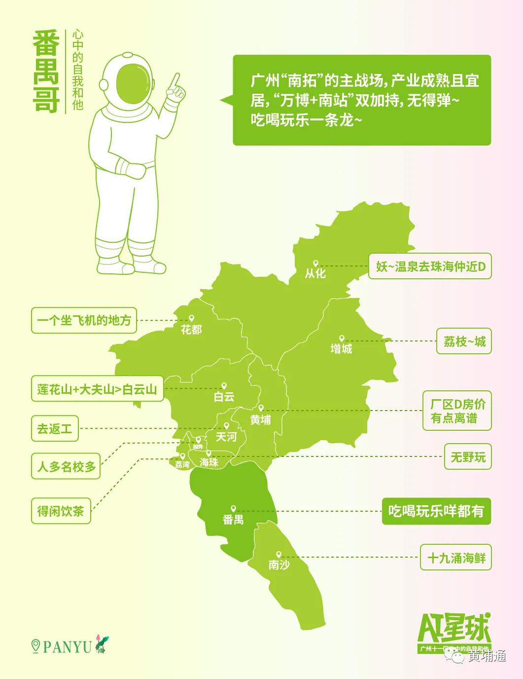 广州11个区是哪些特色,广州人眼中的十一区