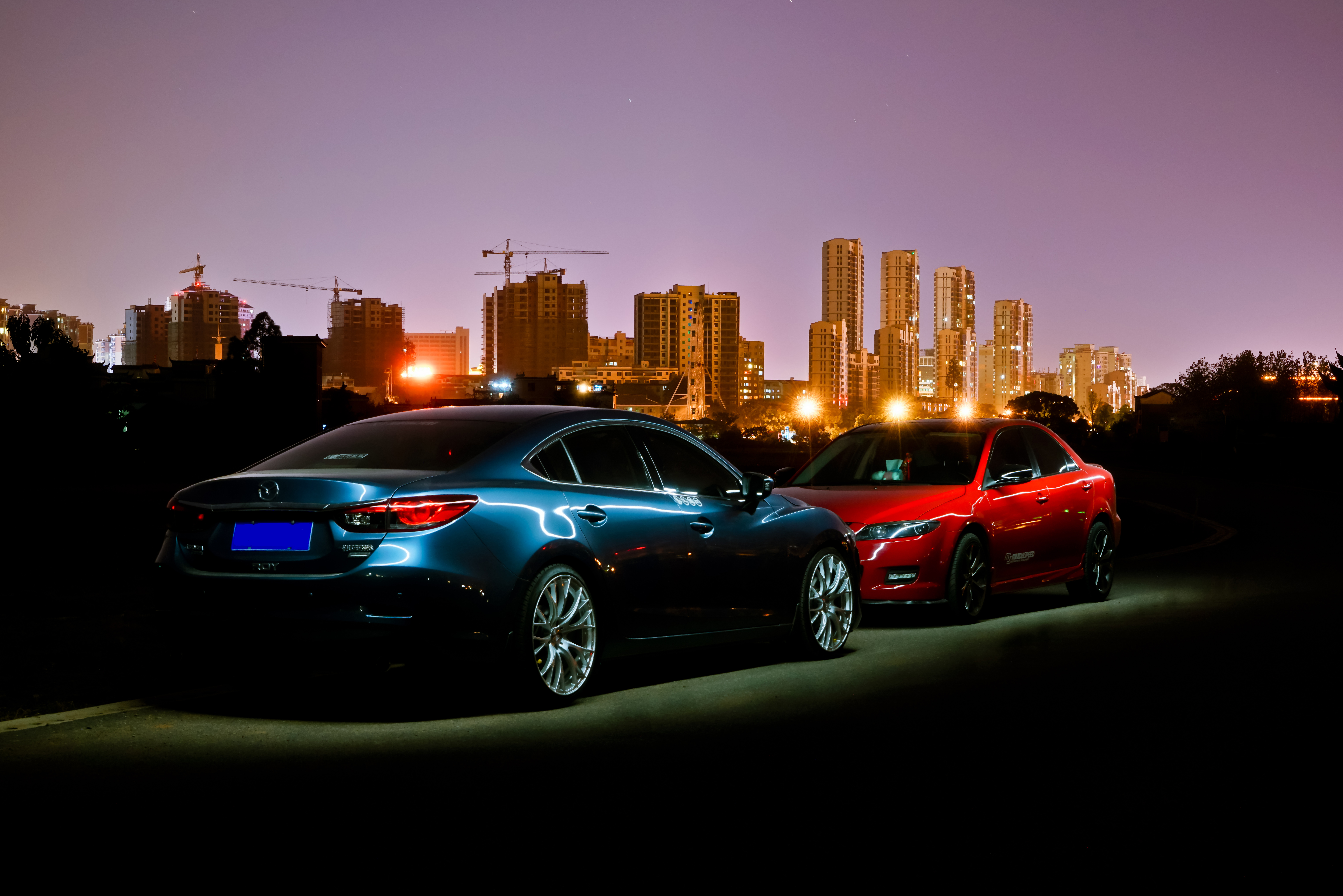 马自达阿特兹改装airbft气动避震,15年马自达阿特兹改装大包围