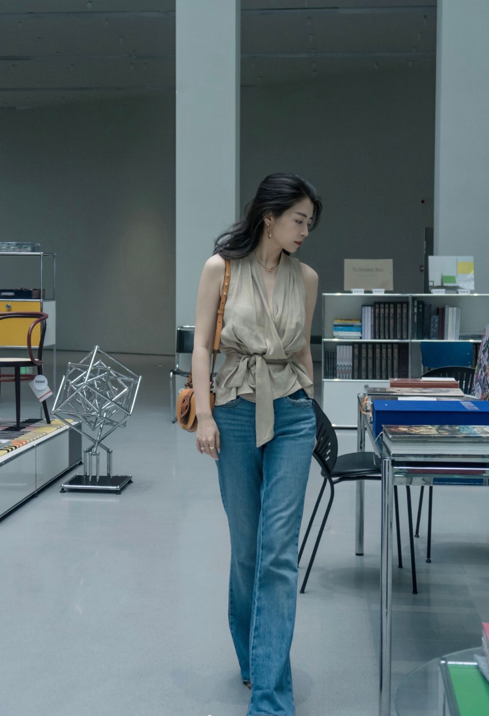 搭阔腿裤雪纺衫上衣新款时尚减龄,雪纺衫阔腿裤搭配大全