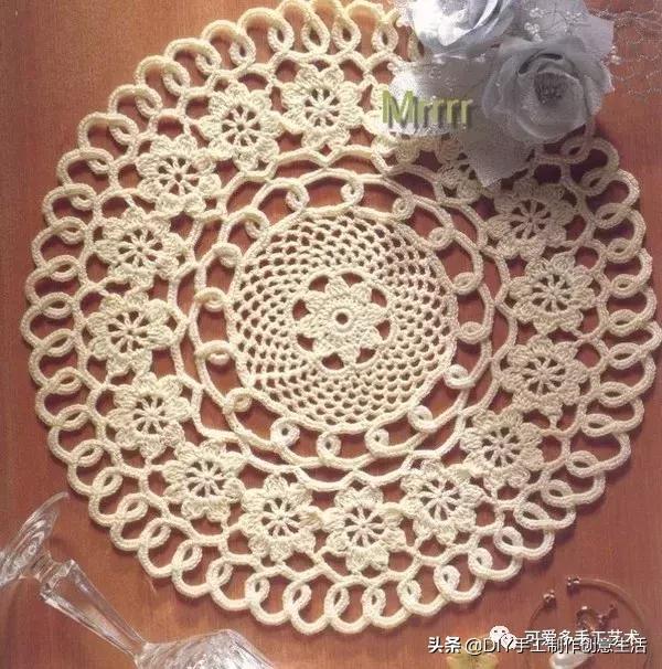 钩餐桌垫,钩餐桌垫视频教程