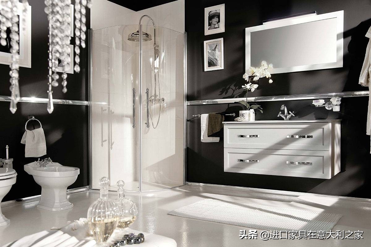 法式轻奢浴室柜最新款2023,高级灰浴室柜现代轻奢
