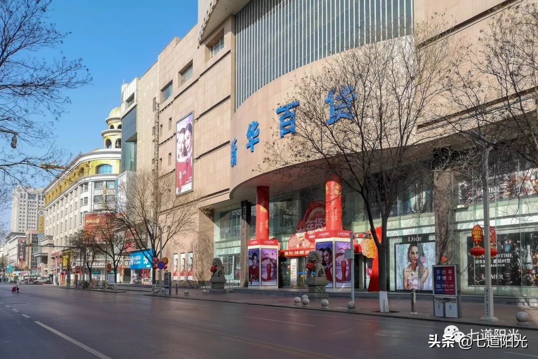 实拍银川的街景,银川市实景