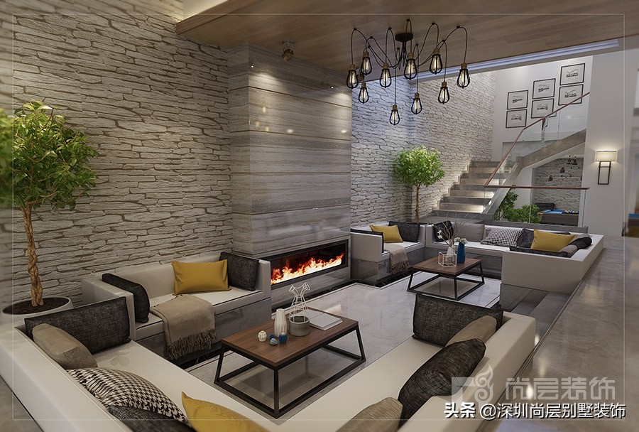 350平装修风格,350平现代住宅设计