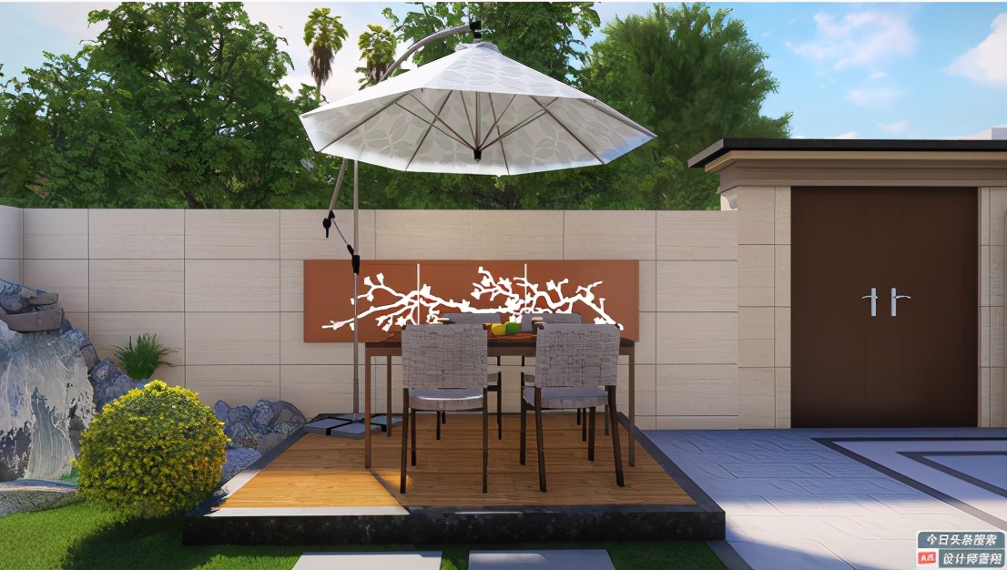 一楼带阳台小花园怎么设计,买一楼带小花园