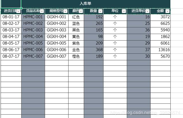 excel进销存免费模板,网店进销存excel
