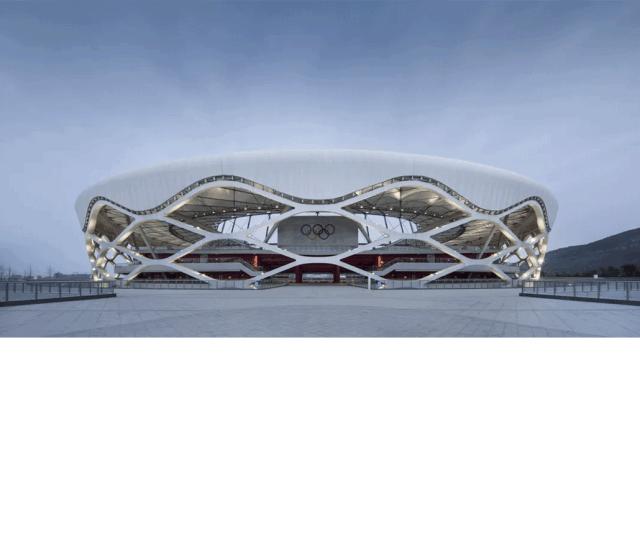 新型钢结构体育馆,钢结构现代化体育馆