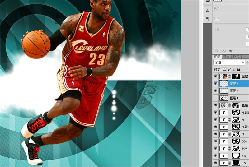 詹姆斯的巨型海报,最强nba詹姆斯海报