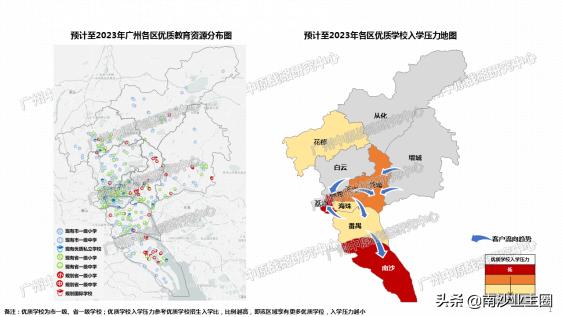 广州各区未来三年入学压力大PK，南沙教育弯道超车