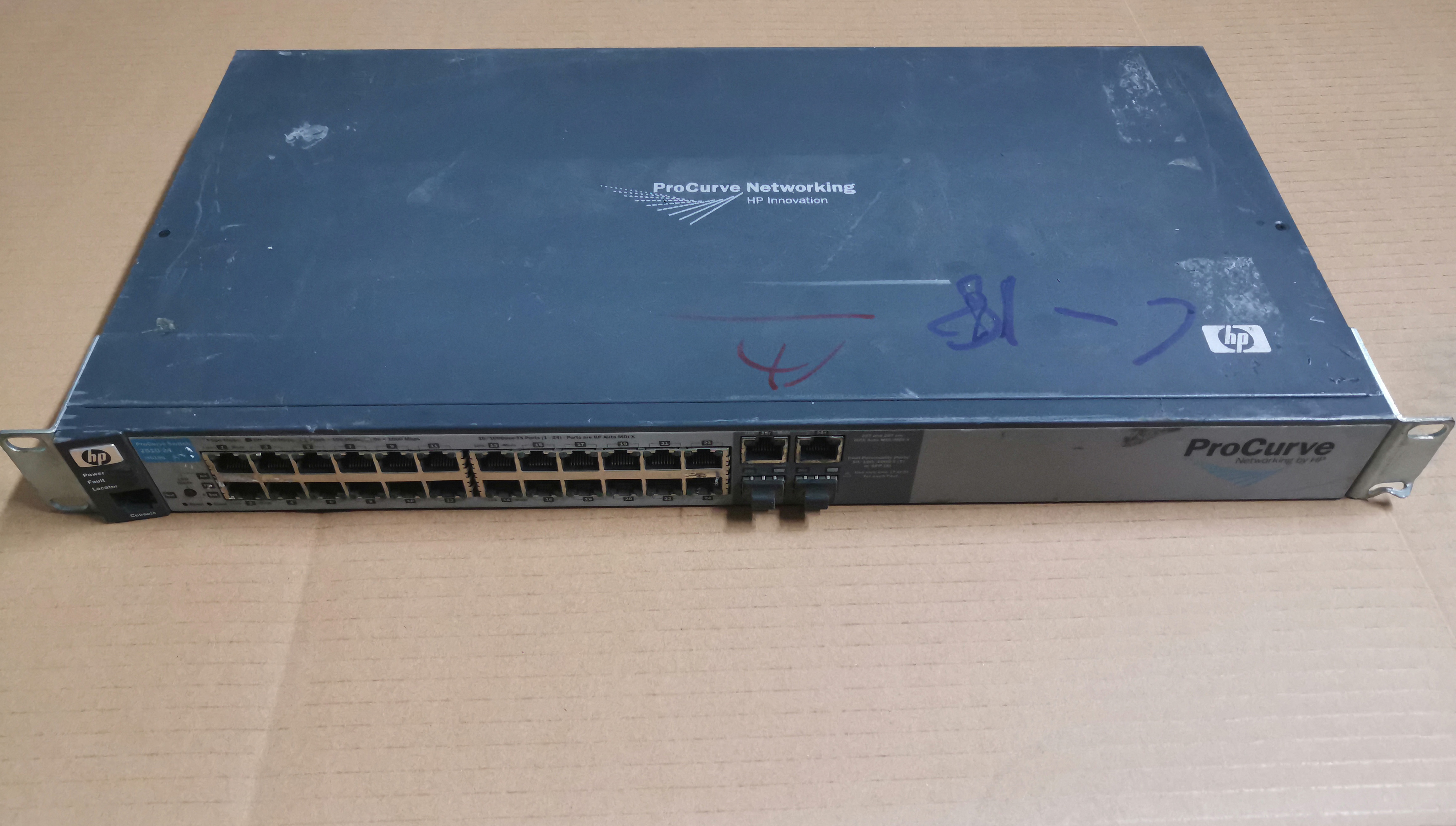 拆解HPProCurveSwitch2510-24,J9019A交换机