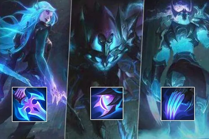 这些皮肤在购买时会有图标赠送，如果没有，记得去找客服