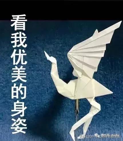 用千纸鹤糖纸做千纸鹤慢教程,不一样的纸鹤折纸