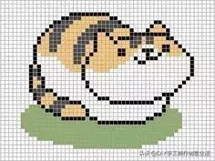 各种小猫的钩织教程,小猫身体和腿的钩织教程