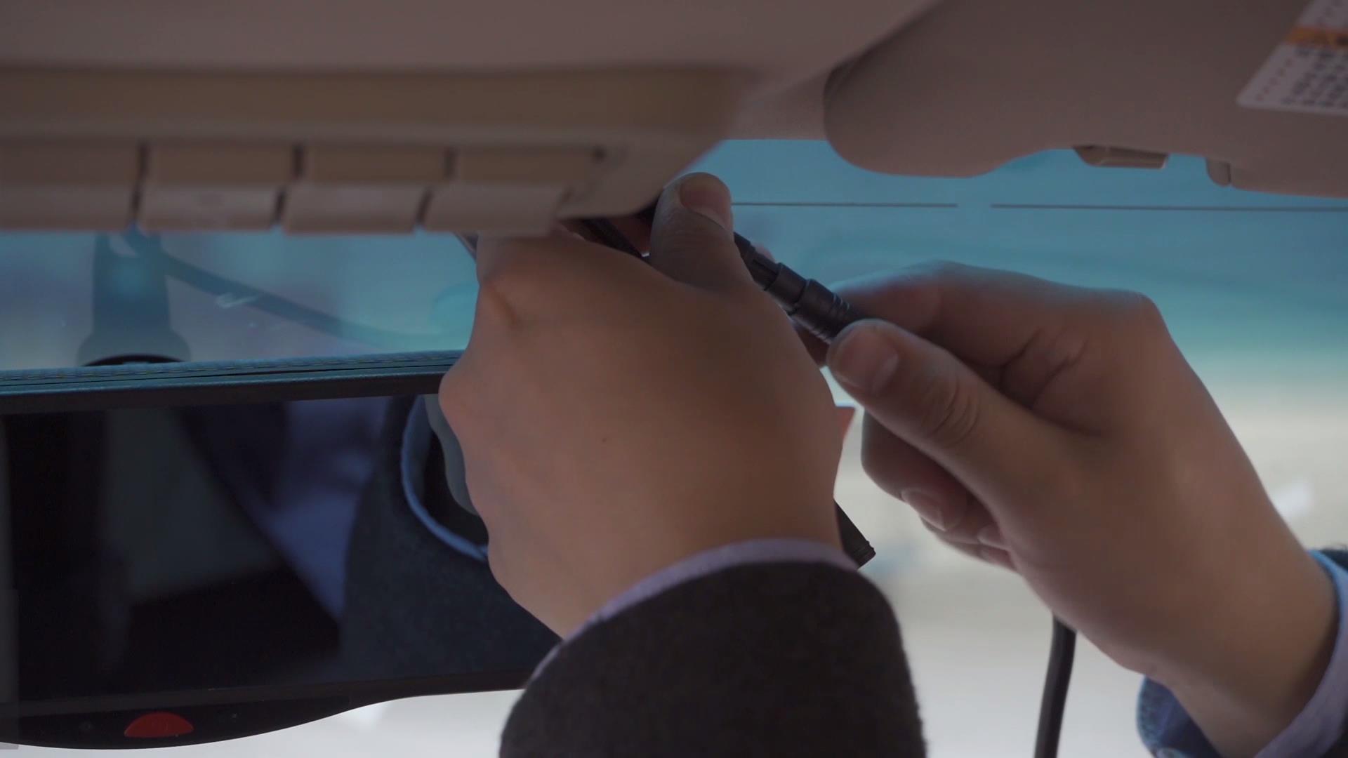 c12行车记录仪安装教程,行车记录仪m320标准版怎么安装