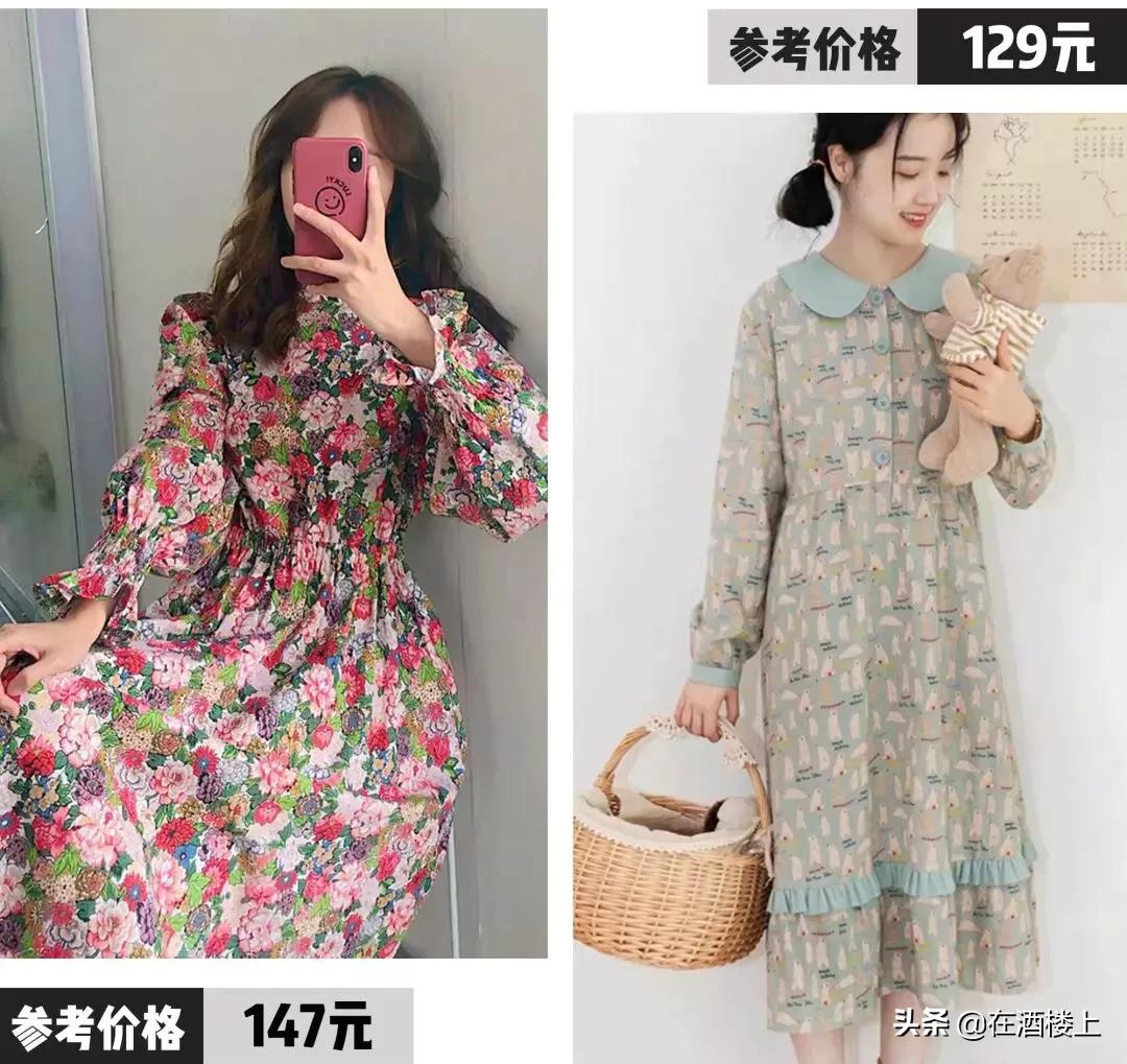 出门逛街好看的裙子,时尚潮流春季连衣裙