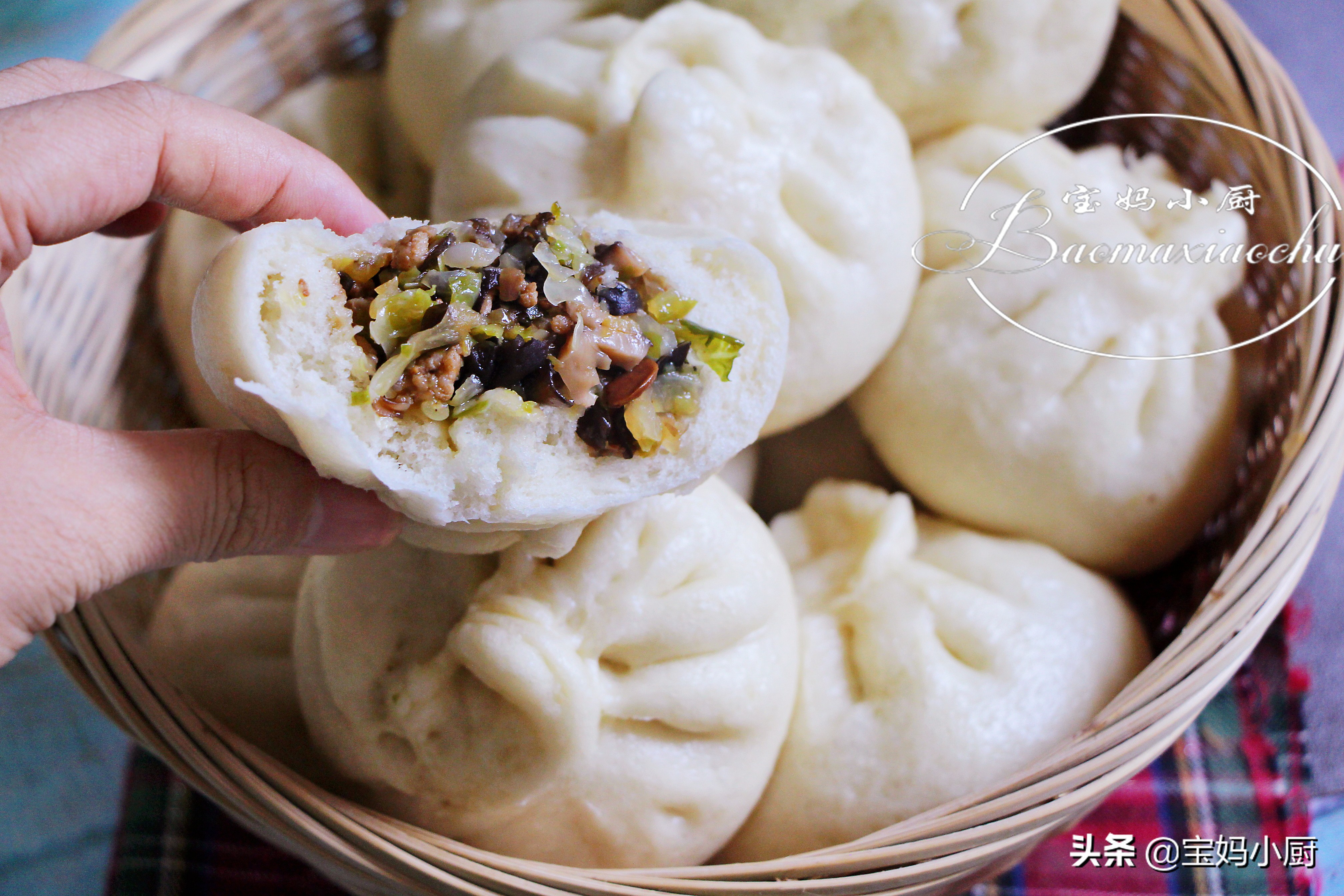 包子馅咋调好吃？老妈用了几十年的调馅法，放啥菜都香，一次成功