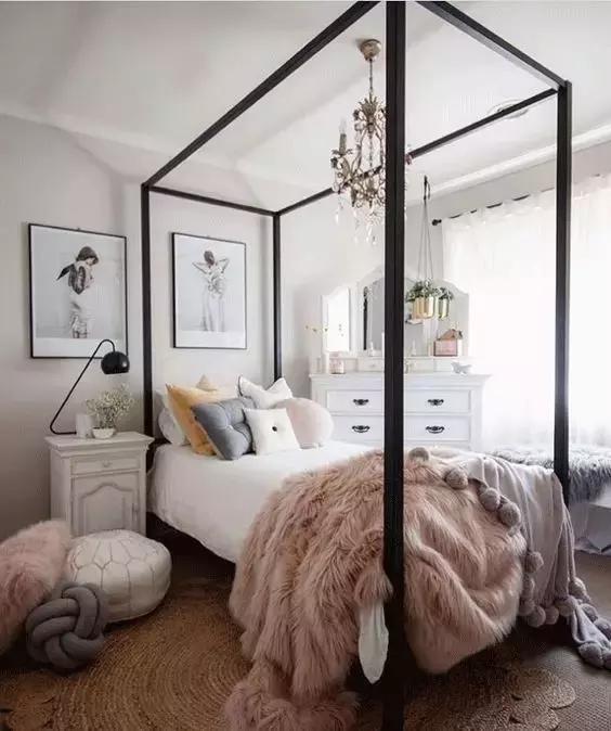 小户型适合的高架床,小户型横竖都能放的床