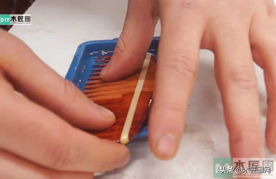 手工木梳子diy需要多长时间,木工梳子木盒子